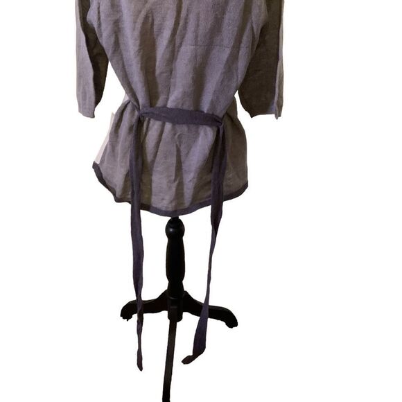 J. Jill Striped Wool & Mohair Blend Cardigan Sweater Size LP - Picture 8 of 13